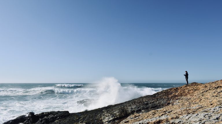 Waves near the shore